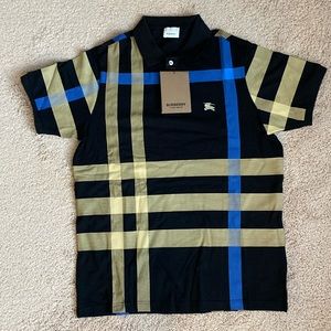 Burberry Men’s Striped Short sleeve Polo
